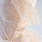 Vintage une ligne hors de l'épaule Blush Puffy volants robes de bal C1114