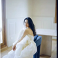 Vintage Ball Gown Off The Shoulder White Wedding Dress With Short Sleeves C1462