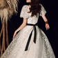 Pretty A Line Sweetheart Tulle White Long Prom Dresses C1491