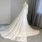 Timeless Mermaid Off The Shoulder Long Sleeves Lace Wedding Dresses With Ribbon C1632