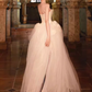 Cute Ball Gown Strapless Neckline Tulle Wedding Dress C163