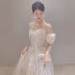 Timeless A Line Off The Shoulder Straps Long Lace White Wedding Dresses C1660