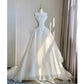 Timeless Ball Gown Strapless Tulle Long White Wedding Dresses With Ruffles C1815