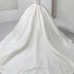 Dreamy Ball Gown Sweetheart Sleeveless White Lace Wedding Dresses With Beads C1817