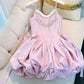 Cute A line Spaghetti Straps Short Pink Homecoming Dresses Cocktail Dress C1851