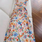 Sexy Sheath Sleeveless Floral Long Prom Dress C1867