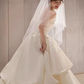 Unique Ball Gown Sweetheart Satin Long Wedding Dress C190