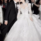 Princess Ball Gown Long Sleeves Lace Wedding Dresses C204