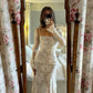 Modest Mermaid Strapless Lace Long Sleeves Ivory Long Prom Dress Evening Dresses C2170