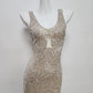 Modest Mermaid Straps Long Sequin Champagne Prom Dress Evening Dresses C2174