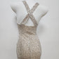 Modest Mermaid Straps Long Sequin Champagne Prom Dress Evening Dresses C2174