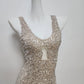 Modest Mermaid Straps Long Sequin Champagne Prom Dress Evening Dresses C2174