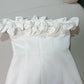 Sexy Sheath Off The Shoulder White Satin Short Homecoming Dresses 18th Birthday Outfit C2185