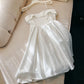 Modest A Line Spaghetti Straps White Short Satin Homecoming Dresses Party Dress C2197