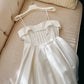 Modest A Line Spaghetti Straps White Short Satin Homecoming Dresses Party Dress C2197