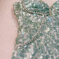 Modest Sheath Straps Sequin Green Short Homecoming Dresses Birthday Outfits With Beads C2227