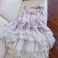 Sexy Ball Gown Spaghetti Straps Lilac Flowers Homecoming Dresses Birthday Outfits C2244