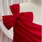 Simple Sheath Spaghetti Straps Chiffon Short Red Homecoming Dresses Birthday Outfit C2271