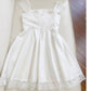 Simple A Line Straps Chiffon Short Lace White Homecoming Dresses Birthday Outfit C2280