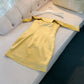 Simple Sheath Off The Shoulder Yellow Short SatinHomecoming Dresses Birthday Outfit C2281