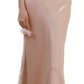 Modest Sheath Spaghetti Straps Pink Long Prom Dresses Evening Dress C2319