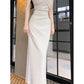 Pretty Sheath Straps Ankle Length Prom Dresses Simple Evening Dress C2352