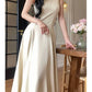 Pretty Sheath Scoop Ankle Length Prom Dresses Simple Evening Dress C2353