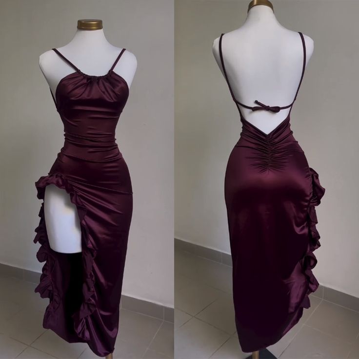 Elegant Sleeveless Midi Dress Backless High Fork Club Evening Prom Dresses C3130