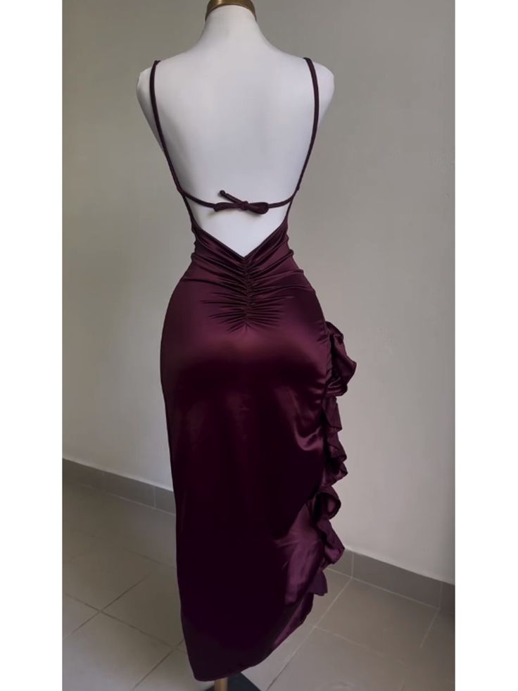 Elegant Sleeveless Midi Dress Backless High Fork Club Evening Prom Dresses C3130