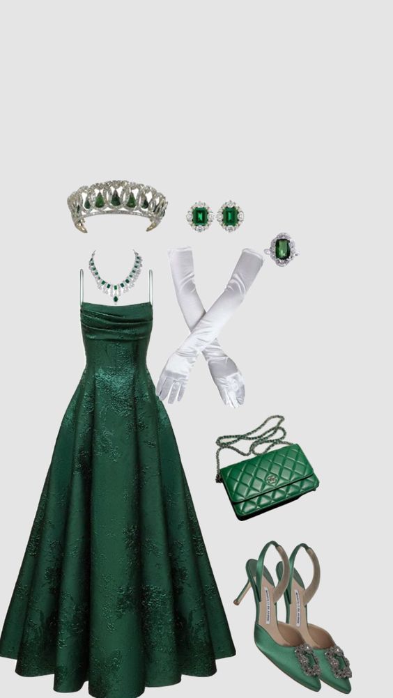 Robe de soirée longue élégante en satin vert foncé avec ligne A et dos nu C3134