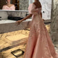 Elegant Mermaid Off The Shoulder Satin Pink Appliques Long Prom Dresses Party Dress C3188