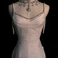 Elegant Mermaid Spaghetti Straps Sequin Long Wedding Dresses C324