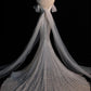 Elegant Mermaid Off The Shoulder Sequin Long Wedding Dresses C325