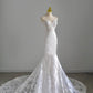 Elegant Mermaid Sweetheart Lace Long Wedding Dresses C326