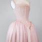 Robe de bal vintage à bretelles en tulle rose, longue, tenue de bal, tenue d'anniversaire, C3554