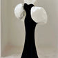 Gorgeous Sheath Off The Shoulder Black Velvet Evening Dress Prom Dresses Birthday Outfits C3590