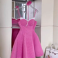 Sexy A Line Straps Pink Birthday Dress Short Homecoming Dresses C450