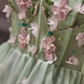 Elegant A Line Mint Green Birthday Outfits Tulle Homecoming Dresses C547