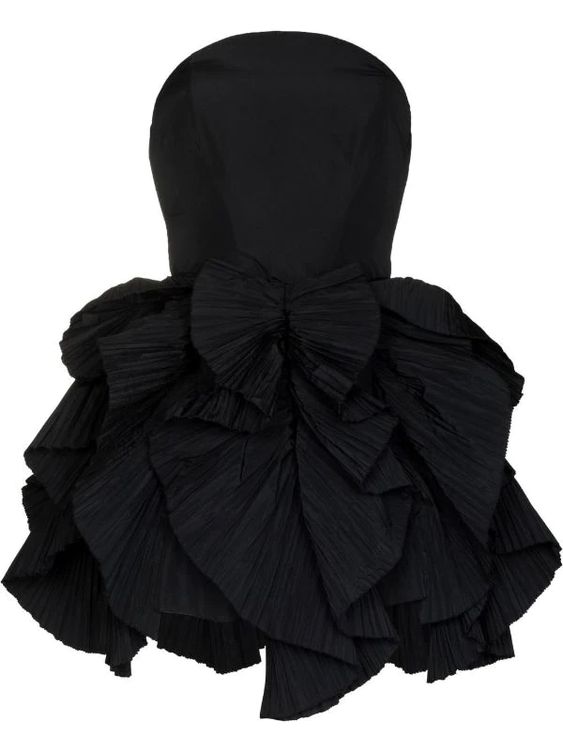 Unique Strapless Ruched Sleeveless Short Black Homecoming Dresses C572