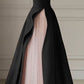 Strapless Satin Pearls Tulle Long Prom Dresses Party Dress C640