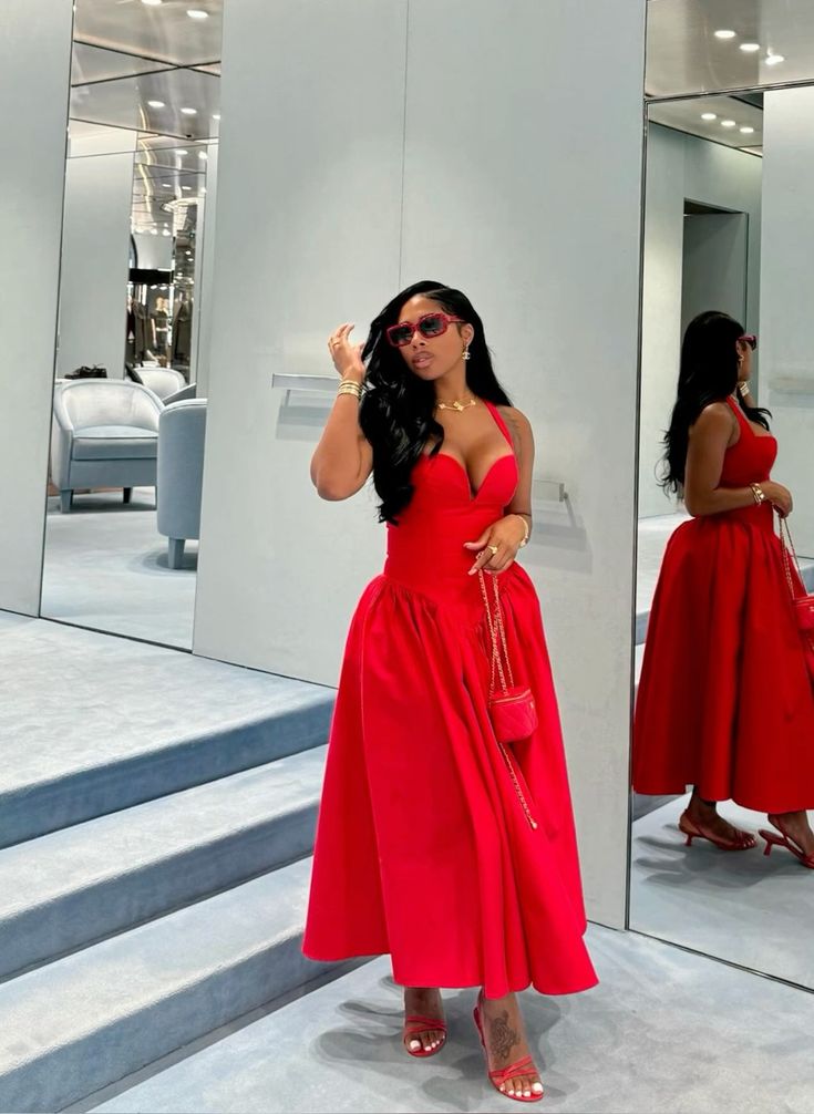 Simple A line Straps Red Sleeveless Satin Prom Dress Formal Evening Dresses BD2536